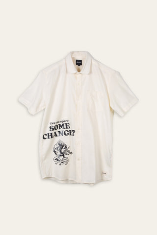 Some change off white upcycled shirt
