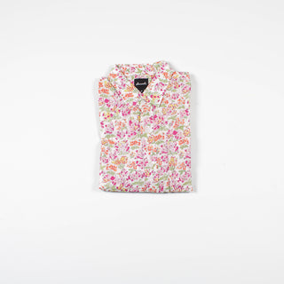 Pink floral symphony oahu shirt