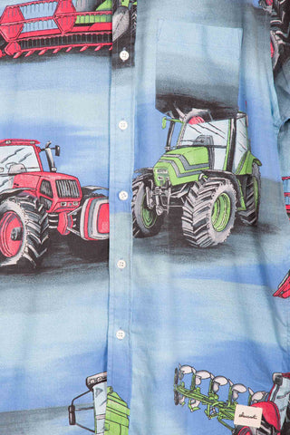 Tractor upcycled shirt