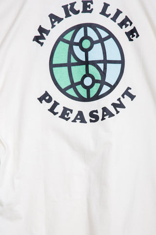 Make life Pleasant off white tee
