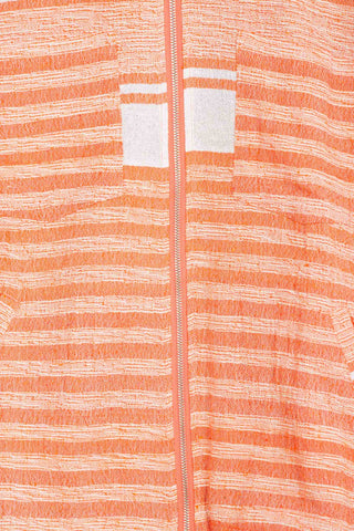 Orange sunset upcycled jacket