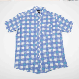 Checked upcycled shirt