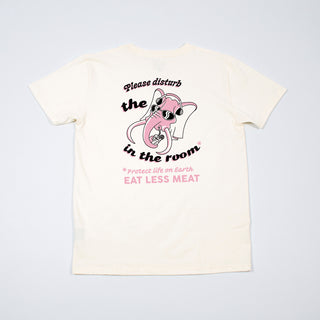 Elephant in the Room off white tee