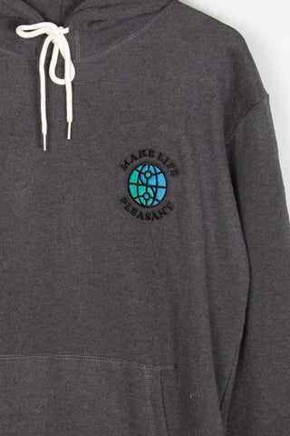 Heavy dark grey deadstock hoodie