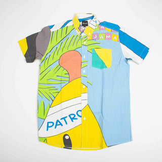 Banana party upcycled shirt