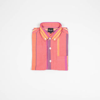 Sunset memories upcycled shirt
