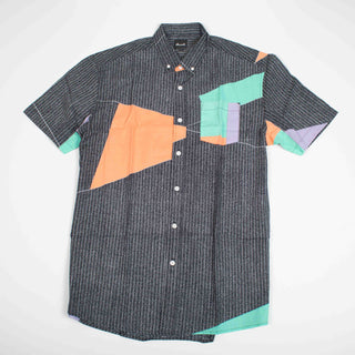 Tv noise upcycled shirt