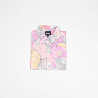 Pink dotted funk upcycled shirt