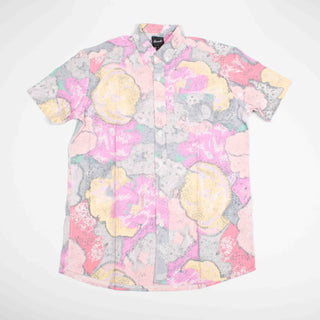Pink dotted funk upcycled shirt