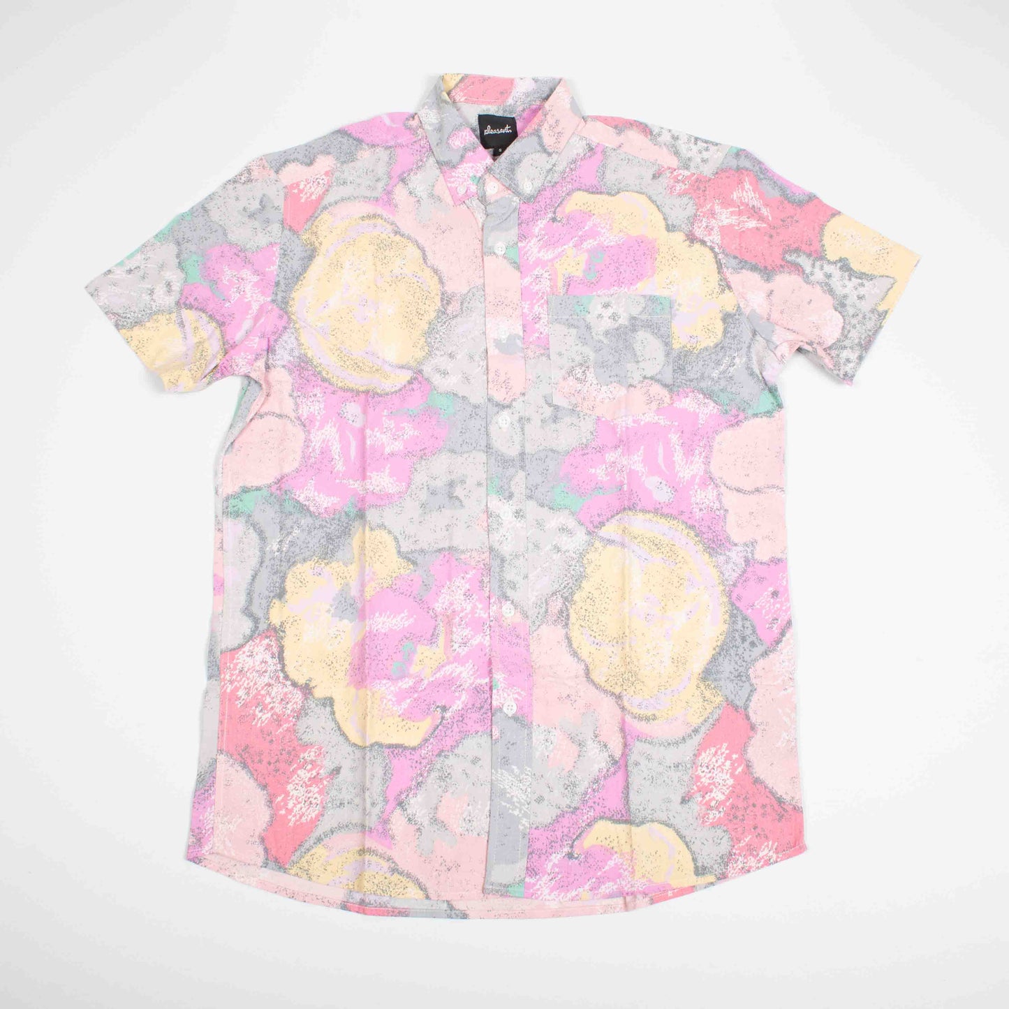 pink dotted funk upcycled shirt