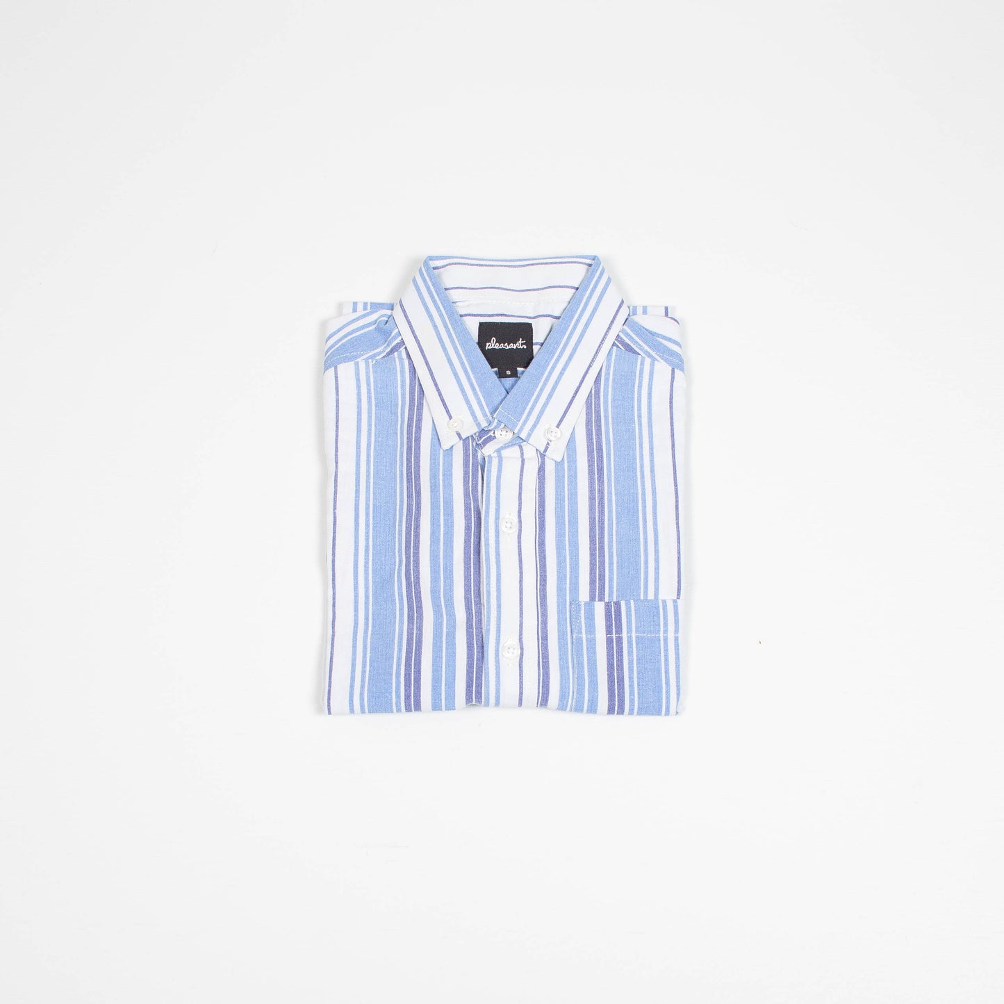 blue lobby upcycled shirt