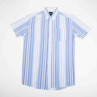 Blue lobby upcycled shirt