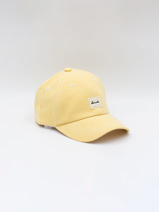 Light yellow upcycled cap