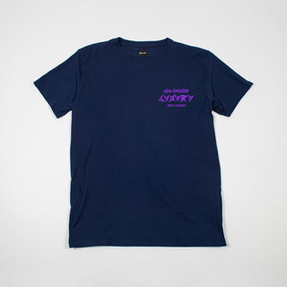Low emission luxury navy tee
