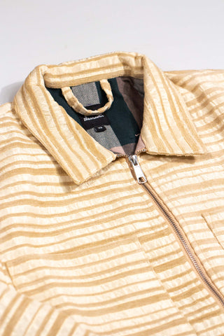 Golden stripes upcycled thy jacket