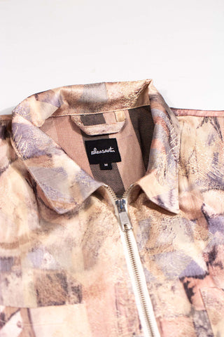 Abstract pattern upcycled thy jacket