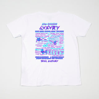 Low emission luxury white tee