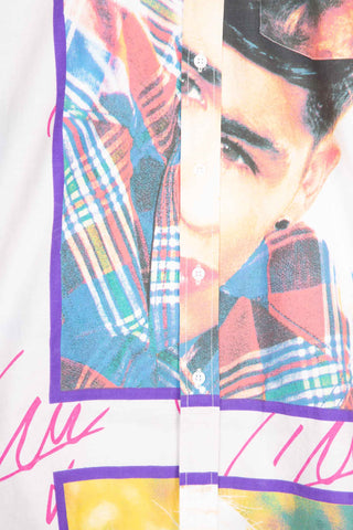 Pop music upcycled shirt