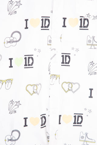I heart 1D upcycled shirt