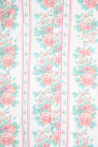 Ripe flowers upcycled shirt