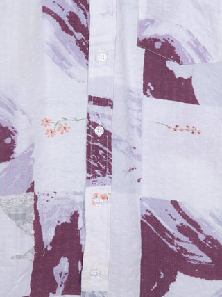 New moon garden upcycled shirt