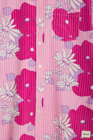 Pink garden upcycled shirt