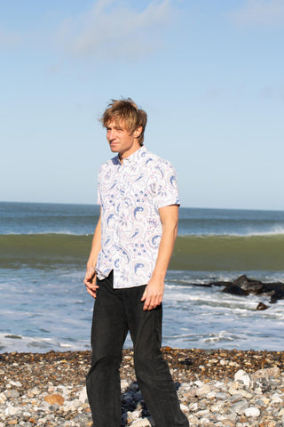 Kaleidoscope upcycled shirt