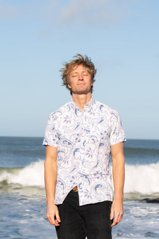 Kaleidoscope upcycled shirt