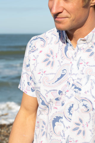 Kaleidoscope upcycled shirt