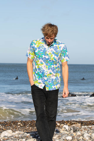 Garden lake upcycled shirt