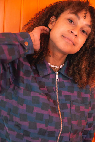 Synth pop upcycled thy jacket