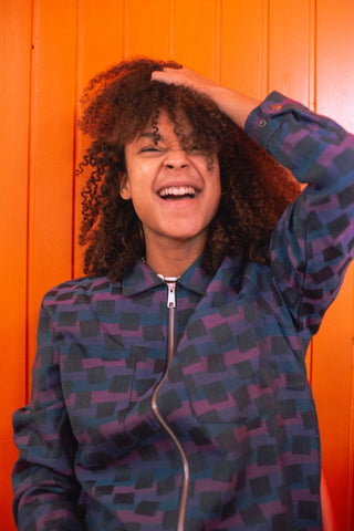 Synth pop upcycled thy jacket