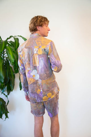 Upcycled 80 painting shorts