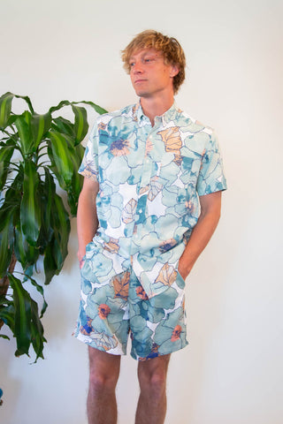 Upcycled garden day shorts