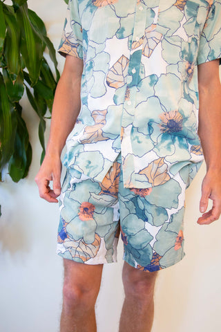 Upcycled garden day shorts