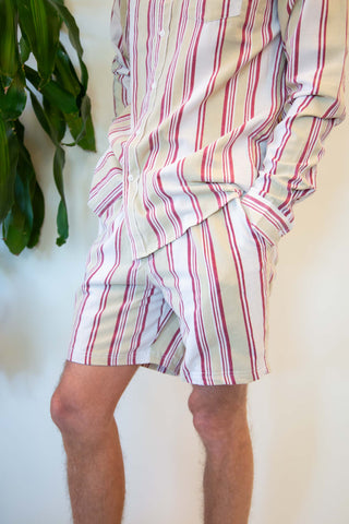 Upcycled wake up shorts