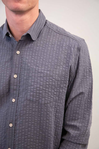 Ocean plastic grey upcycled shirt