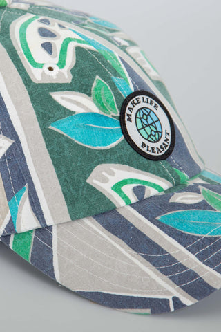 Green tea upcycled cap