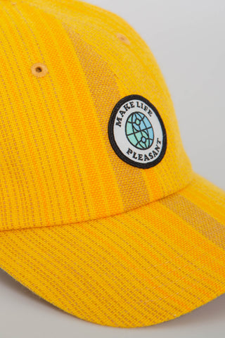 Sunny stripes upcycled cap
