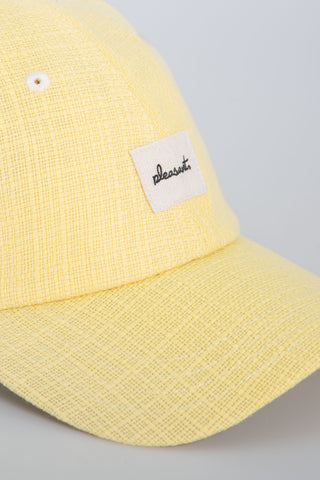 Breezy yellow upcycled cap
