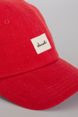 Lovers red upcycled cap