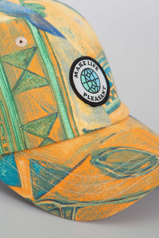 Van Gogh upcycled cap
