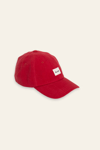 Lovers red upcycled cap