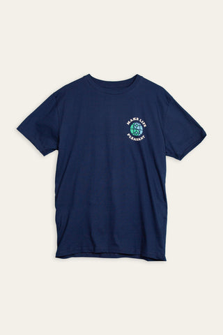 Make life Pleasant navy tee