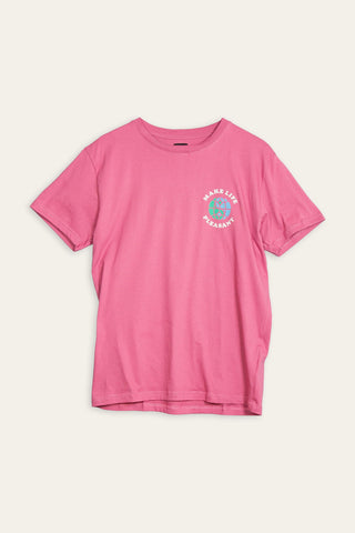 Make life Pleasant dust red tee