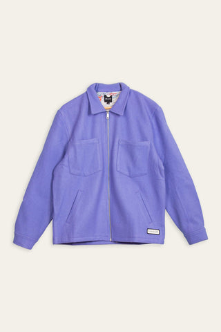 Purple feel upcycled jacket