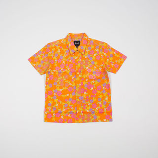 Happy 70s upcycled baby shirt
