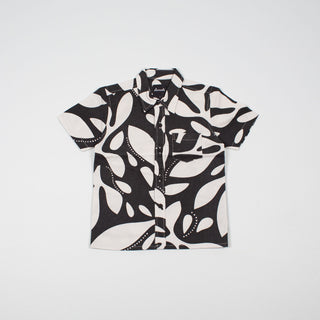 Safari upcycled baby shirt