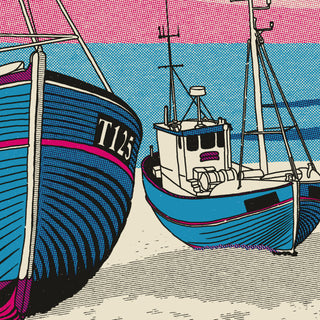 Vorupør beach poster