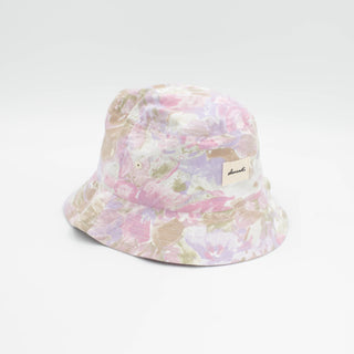 Vintage summer house upcycled bucket hat